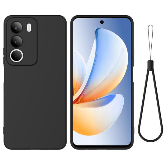 Solid Color Liquid Silicone Dropproof Full Coverage Phone Case