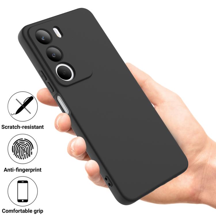Solid Color Liquid Silicone Dropproof Full Coverage Phone Case
