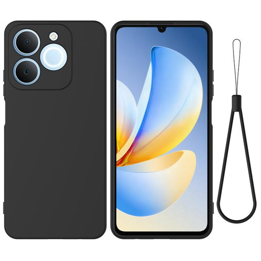 Solid Color Liquid Silicone Dropproof Full Coverage Phone Case