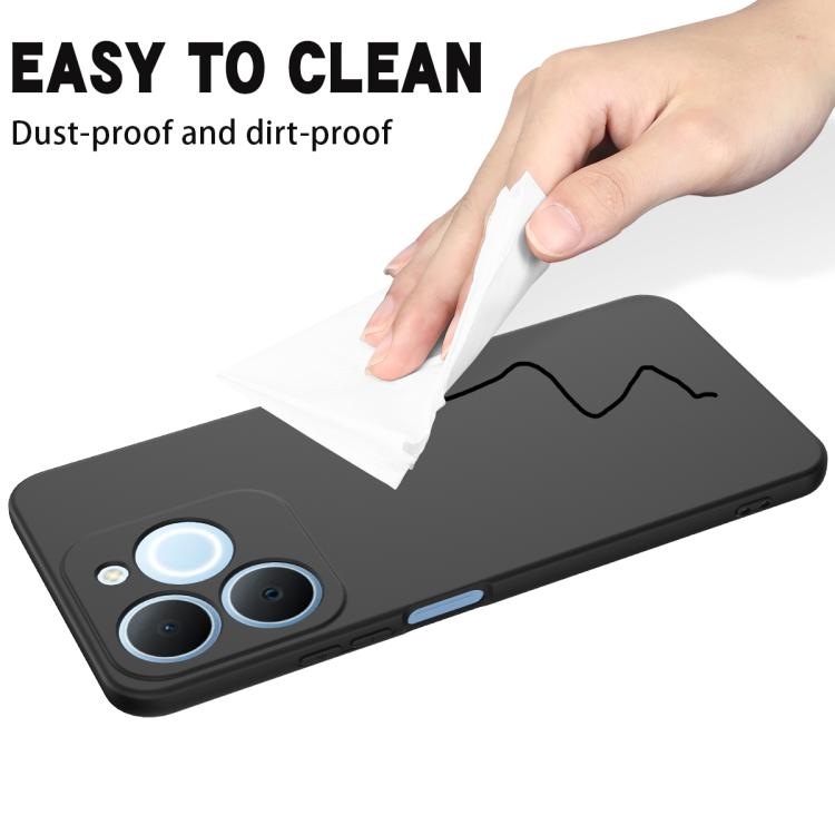 Solid Color Liquid Silicone Dropproof Full Coverage Phone Case