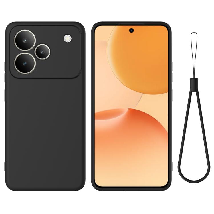 Solid Color Liquid Silicone Dropproof Full Coverage Phone Case, For Realme 15x 5G / C85 5G, For Realme C85 Pro 4G, For Realme P4 Pro 5G, For Realme P4 5G, For Realme 15T 5G, For Realme C71 4G India/Narzo 80 Lite 4G