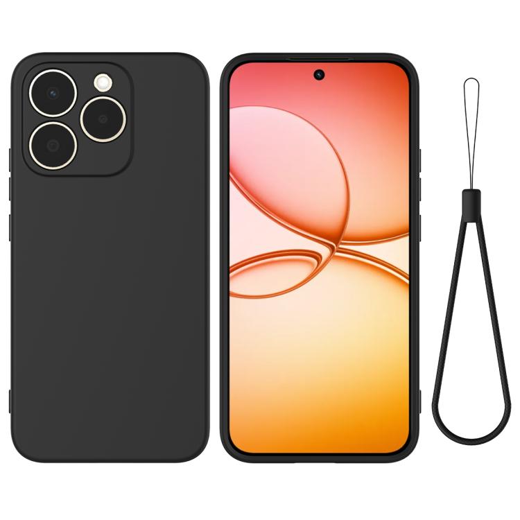 Solid Color Liquid Silicone Dropproof Full Coverage Phone Case, For Realme 15x 5G / C85 5G, For Realme C85 Pro 4G, For Realme P4 Pro 5G, For Realme P4 5G, For Realme 15T 5G, For Realme C71 4G India/Narzo 80 Lite 4G