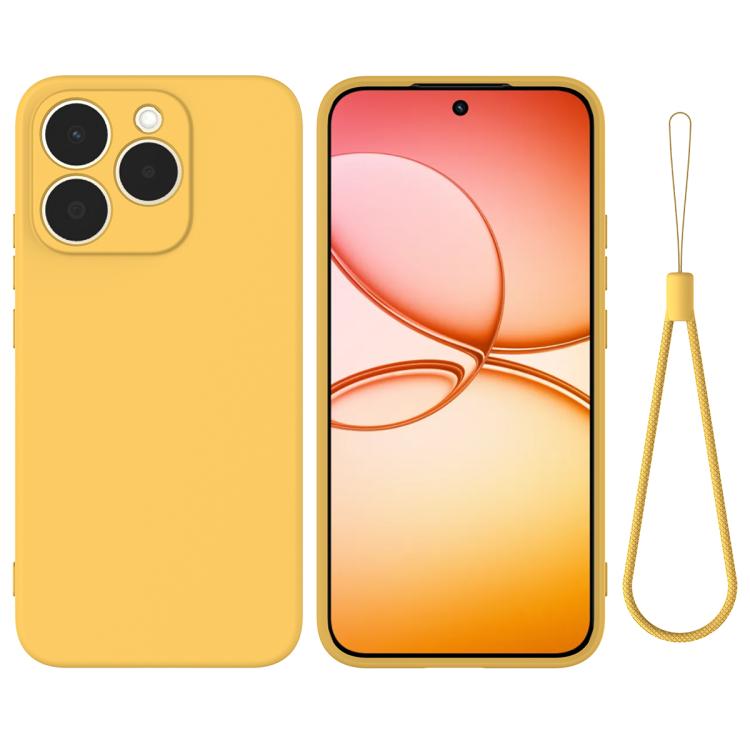 Solid Color Liquid Silicone Dropproof Full Coverage Phone Case