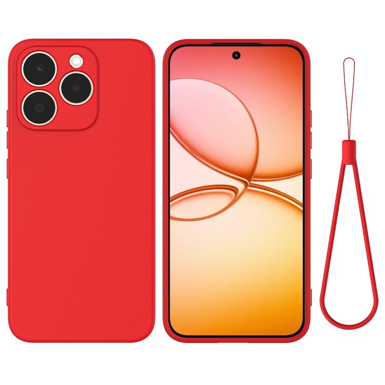 Solid Color Liquid Silicone Dropproof Full Coverage Phone Case
