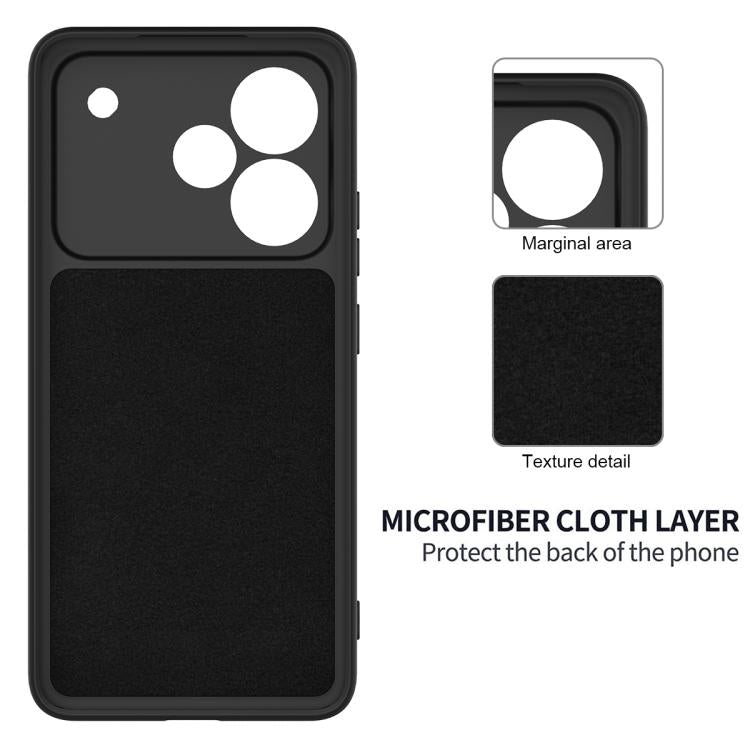 Solid Color Liquid Silicone Dropproof Full Coverage Phone Case