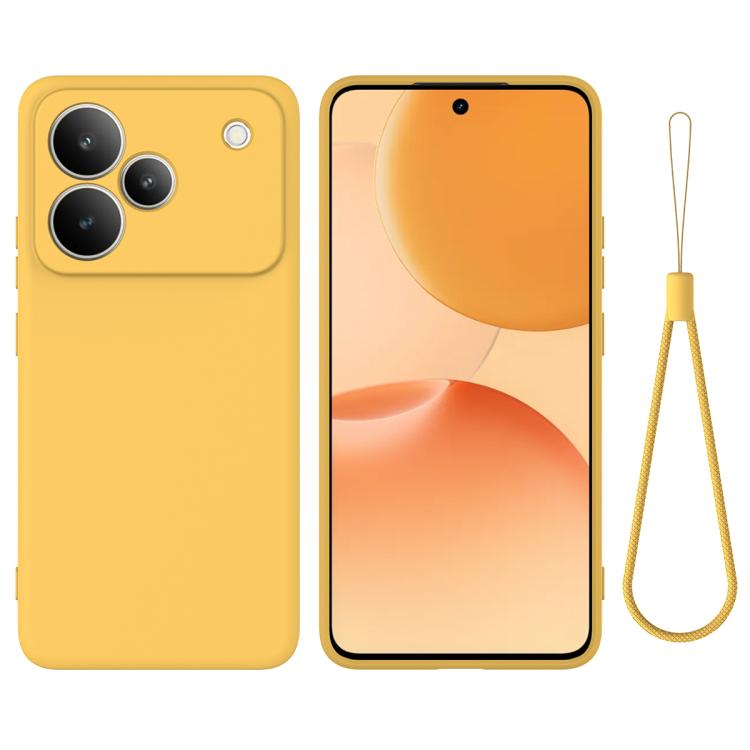 Solid Color Liquid Silicone Dropproof Full Coverage Phone Case, For Realme 15x 5G / C85 5G, For Realme C85 Pro 4G, For Realme P4 Pro 5G, For Realme P4 5G, For Realme 15T 5G, For Realme C71 4G India/Narzo 80 Lite 4G