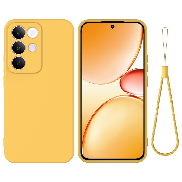 Solid Color Liquid Silicone Dropproof Full Coverage Phone Case, For Realme 15x 5G / C85 5G, For Realme C85 Pro 4G, For Realme P4 Pro 5G, For Realme P4 5G, For Realme 15T 5G, For Realme C71 4G India/Narzo 80 Lite 4G