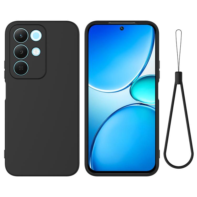 Solid Color Liquid Silicone Dropproof Full Coverage Phone Case, For Realme 15x 5G / C85 5G, For Realme C85 Pro 4G, For Realme P4 Pro 5G, For Realme P4 5G, For Realme 15T 5G, For Realme C71 4G India/Narzo 80 Lite 4G