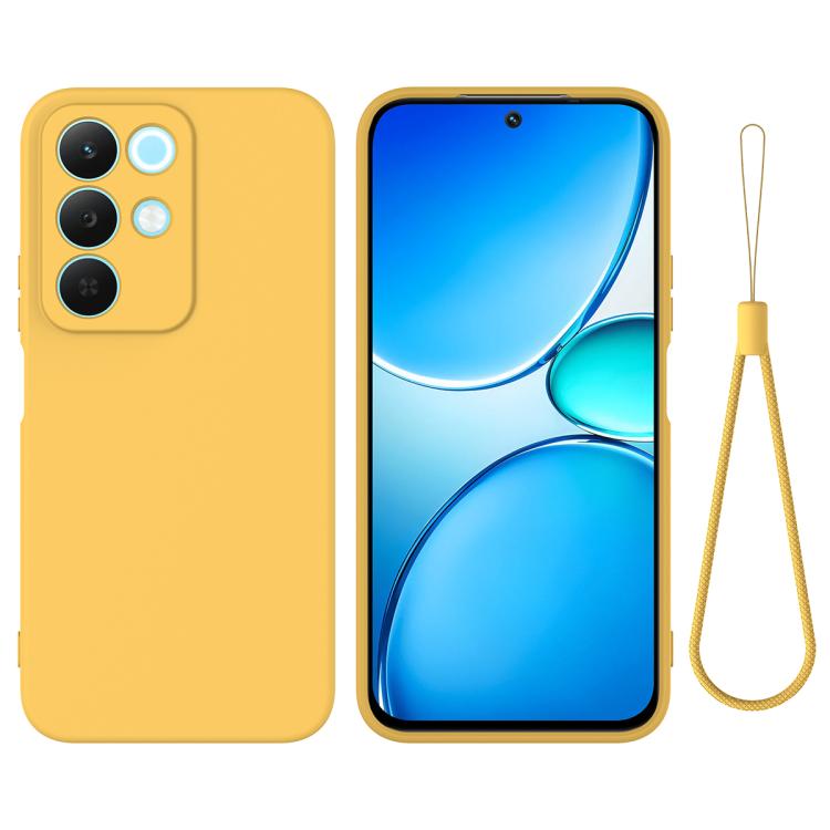 Solid Color Liquid Silicone Dropproof Full Coverage Phone Case, For Realme 15x 5G / C85 5G, For Realme C85 Pro 4G, For Realme P4 Pro 5G, For Realme P4 5G, For Realme 15T 5G, For Realme C71 4G India/Narzo 80 Lite 4G