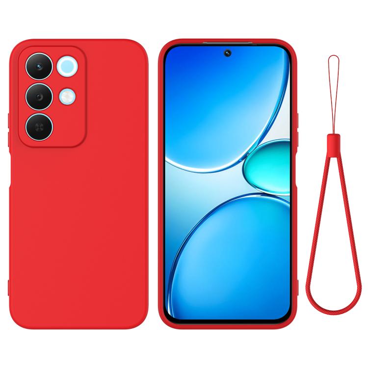 Solid Color Liquid Silicone Dropproof Full Coverage Phone Case, For Realme 15x 5G / C85 5G, For Realme C85 Pro 4G, For Realme P4 Pro 5G, For Realme P4 5G, For Realme 15T 5G, For Realme C71 4G India/Narzo 80 Lite 4G