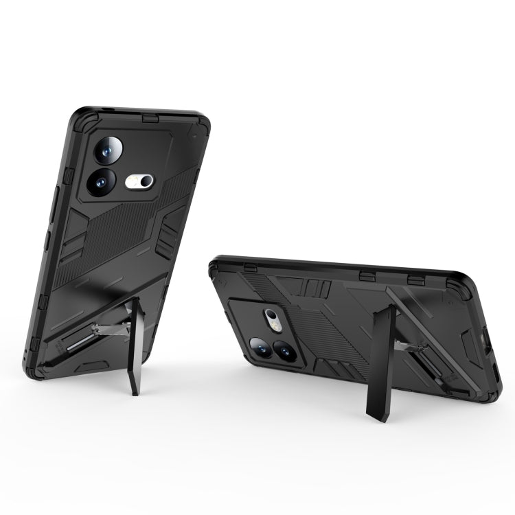 Punk Armor 2 in 1 PC + TPU Phone Case with Holder, For vivo iQOO Neo8, For vivo Y78 Global, For vivo Y27 4G Global