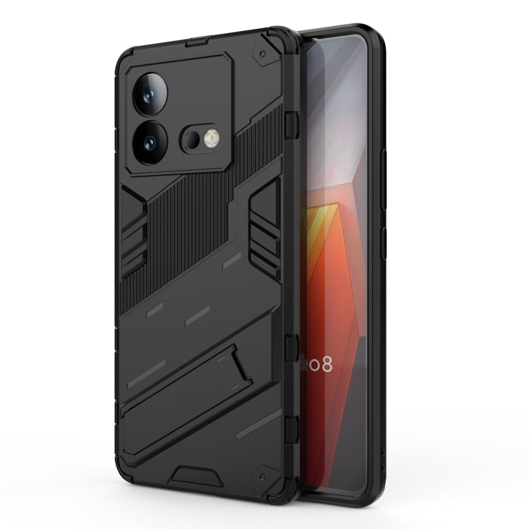 Punk Armor 2 in 1 PC + TPU Phone Case with Holder, For vivo iQOO Neo8, For vivo Y78 Global, For vivo Y27 4G Global