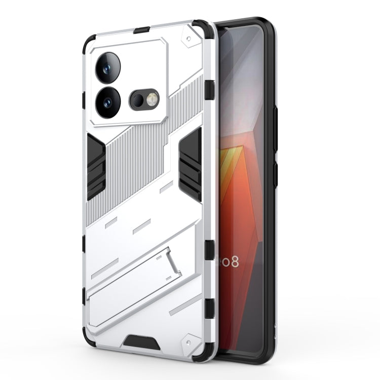 Punk Armor 2 in 1 PC + TPU Phone Case with Holder, For vivo iQOO Neo8, For vivo Y78 Global, For vivo Y27 4G Global