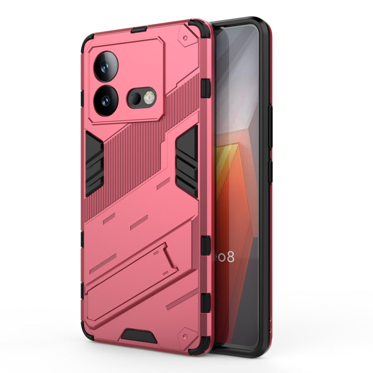 Punk Armor 2 in 1 PC + TPU Phone Case with Holder, For vivo iQOO Neo8, For vivo Y78 Global, For vivo Y27 4G Global