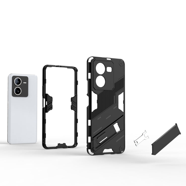 Punk Armor 2 in 1 PC + TPU Phone Case with Holder, For vivo iQOO Z8, For vivo V29e, For vivo S17 / S17 Pro, For vivo S17e