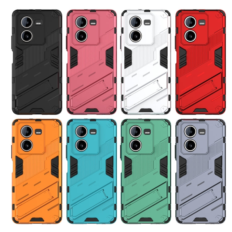 Punk Armor 2 in 1 PC + TPU Phone Case with Holder, For vivo iQOO Z8, For vivo V29e, For vivo S17 / S17 Pro, For vivo S17e