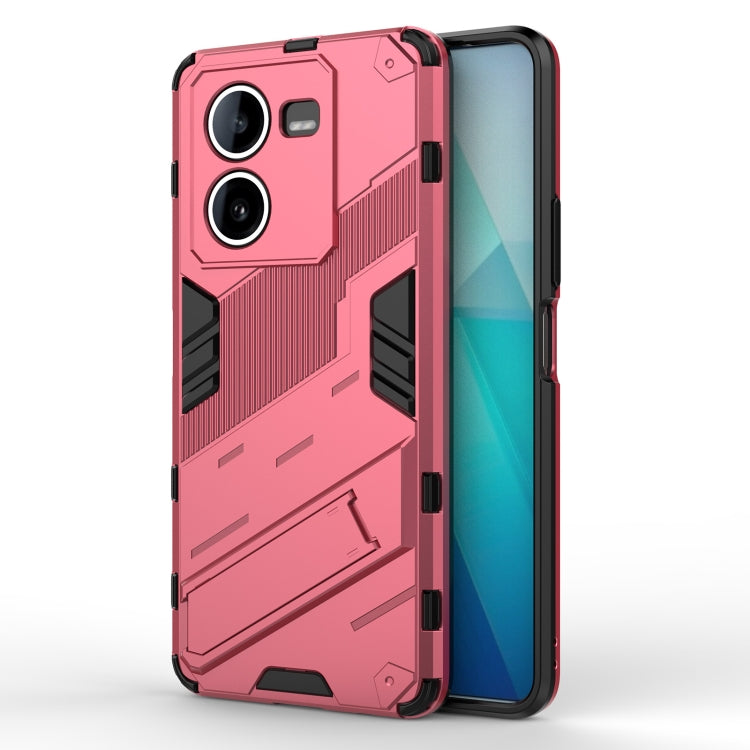 Punk Armor 2 in 1 PC + TPU Phone Case with Holder, For vivo iQOO 12 5G, For vivo Y200 5G Global, For vivo iQOO Z8