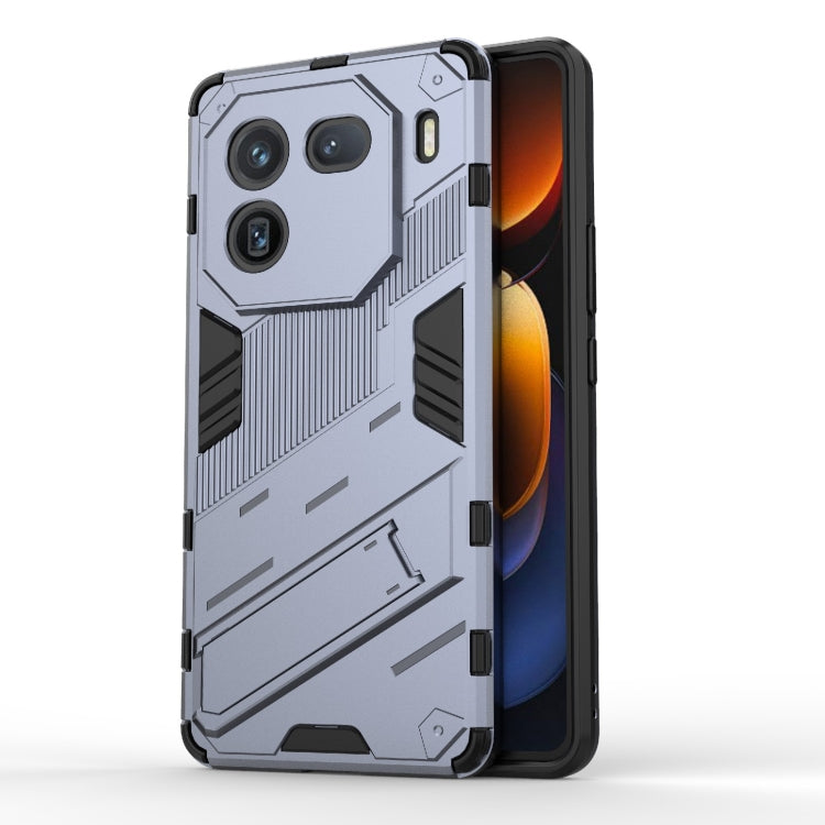 Punk Armor 2 in 1 PC + TPU Phone Case with Holder, For vivo iQOO 12 5G, For vivo Y200 5G Global, For vivo iQOO Z8