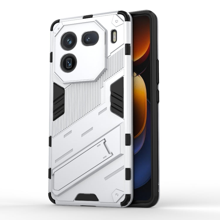 Punk Armor 2 in 1 PC + TPU Phone Case with Holder, For vivo iQOO 12 5G, For vivo Y200 5G Global, For vivo iQOO Z8