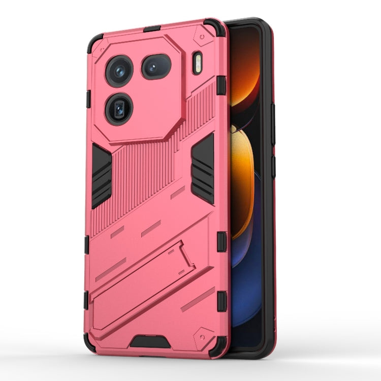 Punk Armor 2 in 1 PC + TPU Phone Case with Holder, For vivo iQOO 12 5G, For vivo Y200 5G Global, For vivo iQOO Z8