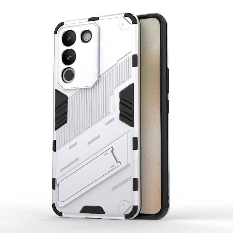 Punk Armor 2 in 1 PC + TPU Phone Case with Holder, For vivo iQOO 12 5G, For vivo Y200 5G Global, For vivo iQOO Z8