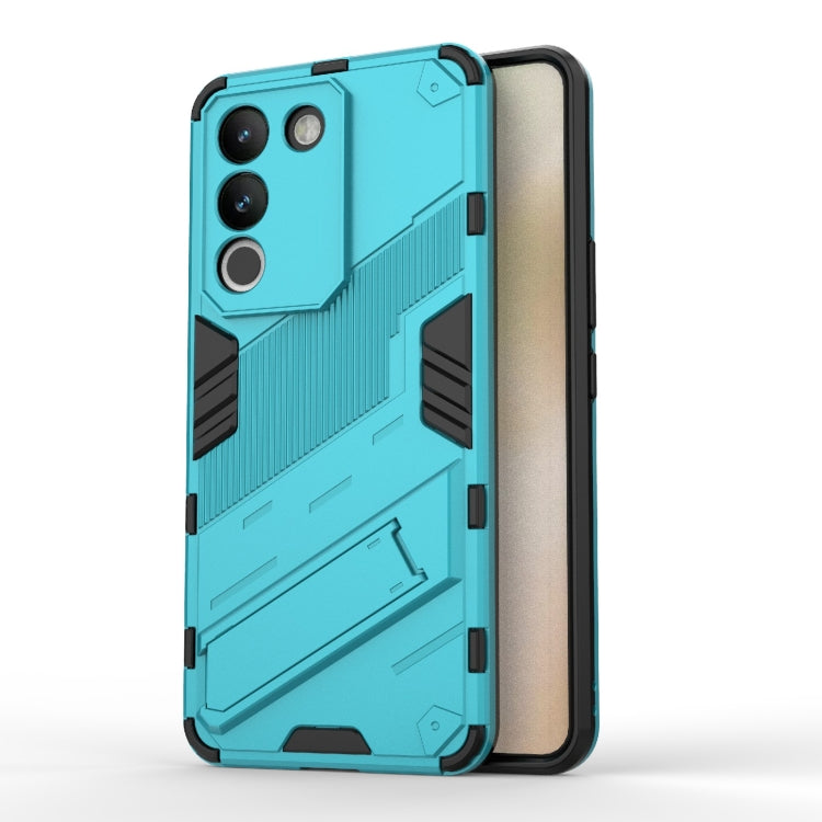 Punk Armor 2 in 1 PC + TPU Phone Case with Holder, For vivo S18 5G, For vivo iQOO 12 Pro 5G, For vivo iQOO 12 5G, For vivo Y200 5G Global