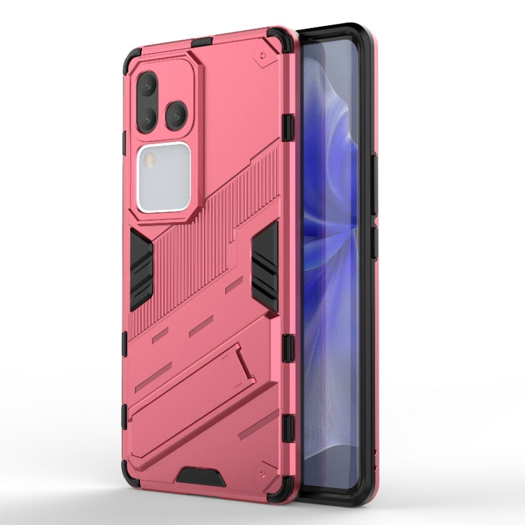 Punk Armor 2 in 1 PC + TPU Phone Case with Holder, For vivo S18E 5G, For vivo S18 5G, For vivo iQOO 12 Pro 5G