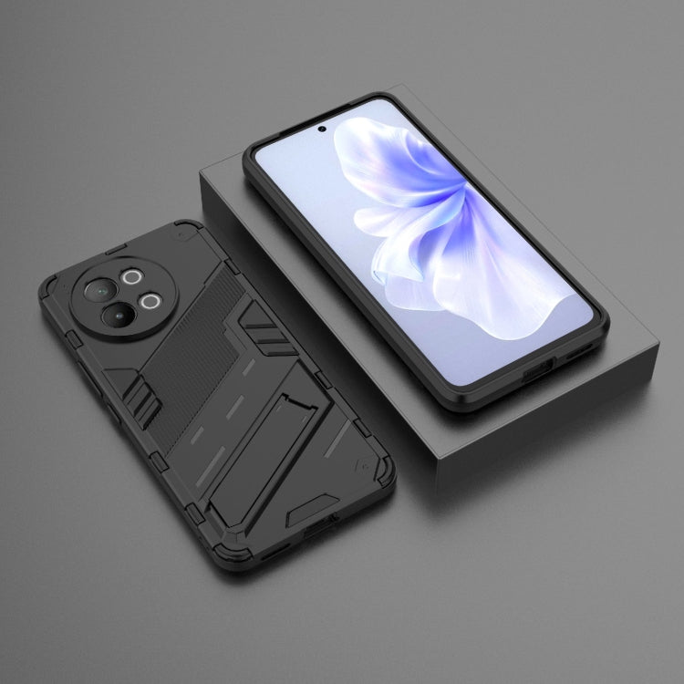Punk Armor 2 in 1 PC + TPU Phone Case with Holder, For vivo S18E 5G, For vivo S18 5G, For vivo iQOO 12 Pro 5G