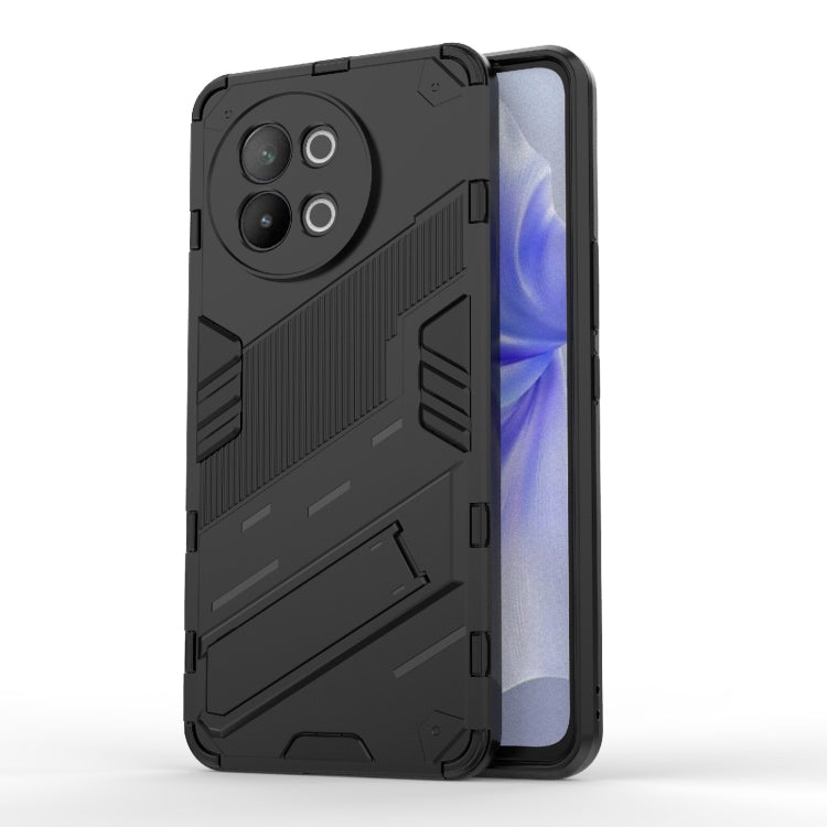 Punk Armor 2 in 1 PC + TPU Phone Case with Holder, For vivo iQOO Z9 5G, For vivo iQOO Z9 Turbo 5G, For vivo iQOO Neo9 5G, For vivo S18E 5G