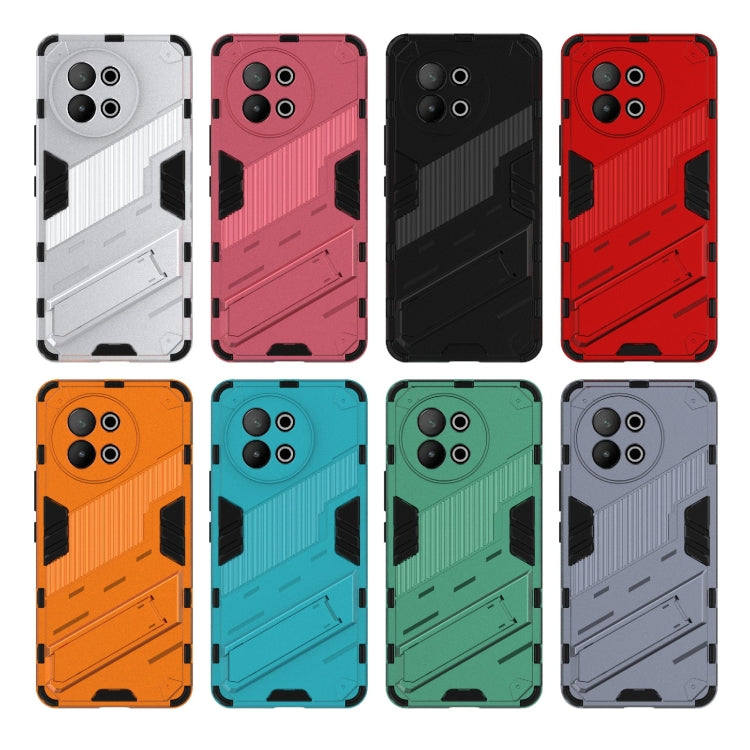 Punk Armor 2 in 1 PC + TPU Phone Case with Holder, For vivo S18E 5G, For vivo S18 5G, For vivo iQOO 12 Pro 5G
