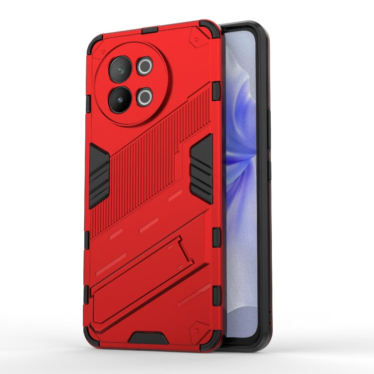 Punk Armor 2 in 1 PC + TPU Phone Case with Holder, For vivo iQOO Z9 5G, For vivo iQOO Z9 Turbo 5G, For vivo iQOO Neo9 5G, For vivo S18E 5G