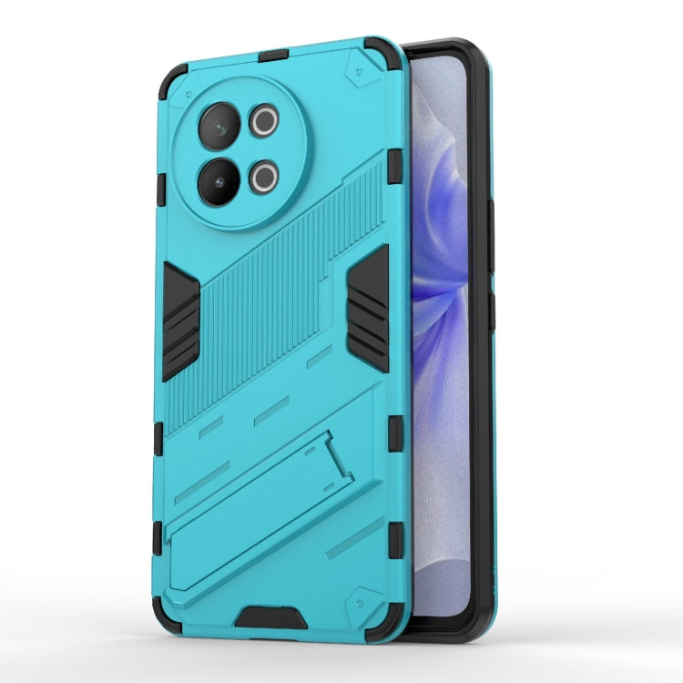 Punk Armor 2 in 1 PC + TPU Phone Case with Holder, For vivo iQOO Z9 5G, For vivo iQOO Z9 Turbo 5G, For vivo iQOO Neo9 5G, For vivo S18E 5G