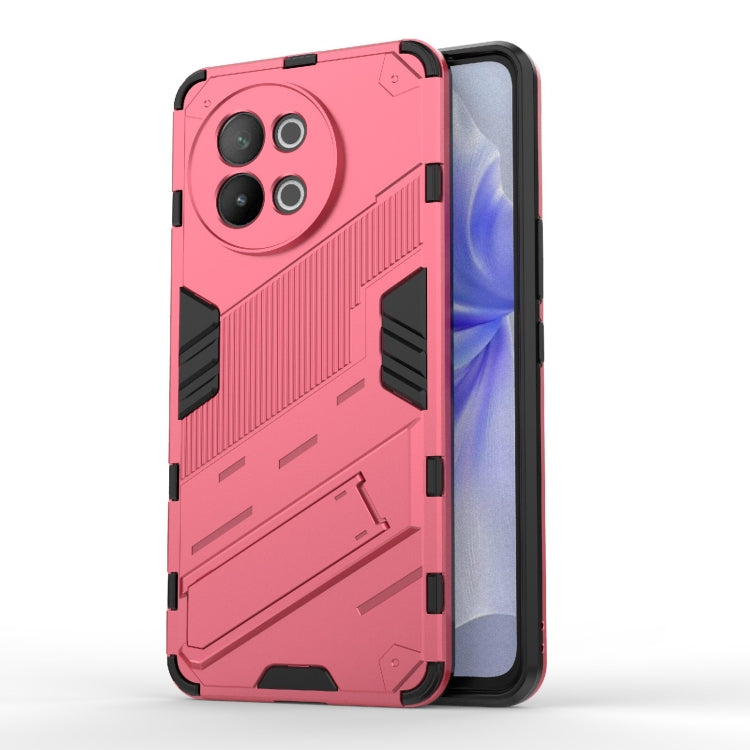 Punk Armor 2 in 1 PC + TPU Phone Case with Holder, For vivo S18E 5G, For vivo S18 5G, For vivo iQOO 12 Pro 5G