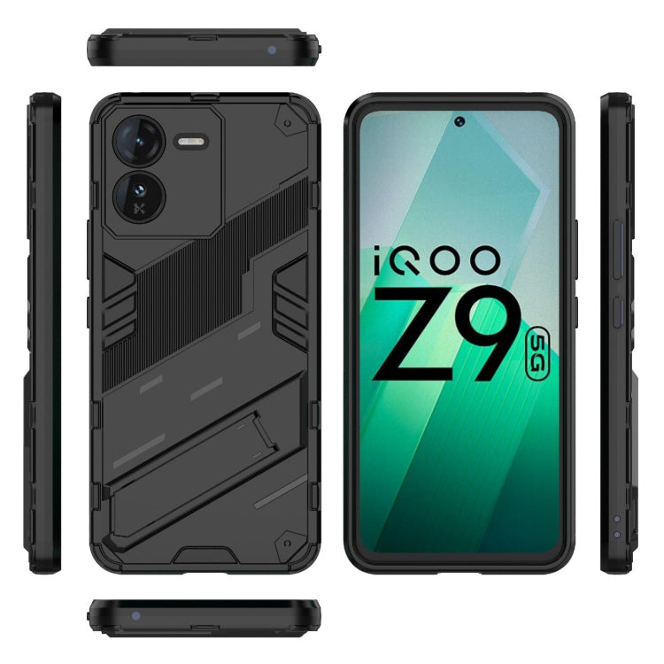 Punk Armor 2 in 1 PC + TPU Phone Case with Holder, For vivo iQOO Z9 5G, For vivo iQOO Z9 Turbo 5G, For vivo iQOO Neo9 5G, For vivo S18E 5G