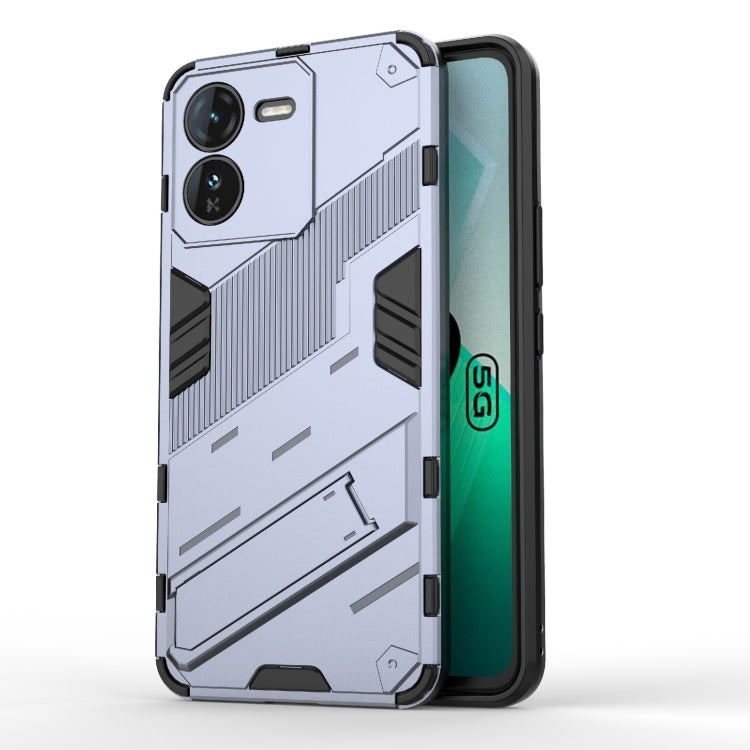 Punk Armor 2 in 1 PC + TPU Phone Case with Holder, For vivo iQOO Z9 5G, For vivo iQOO Z9 Turbo 5G, For vivo iQOO Neo9 5G, For vivo S18E 5G