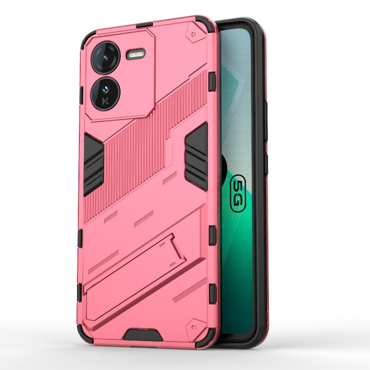 Punk Armor 2 in 1 PC + TPU Phone Case with Holder, For vivo iQOO Z9 5G, For vivo iQOO Z9 Turbo 5G, For vivo iQOO Neo9 5G, For vivo S18E 5G