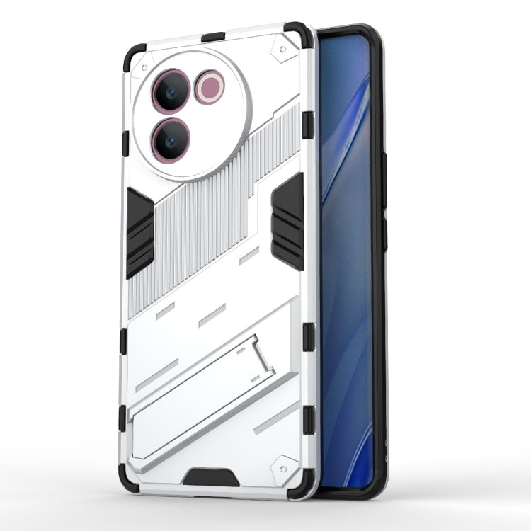 Punk Armor 2 in 1 PC + TPU Phone Case with Holder, For vivo iQOO Z9s Pro 5G India, For vivo iQOO Z9s 5G Global, For vivo V30e 5G Global, For vivo iQOO Z9X 5G