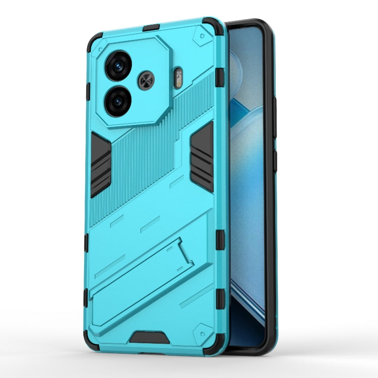 Punk Armor 2 in 1 PC + TPU Phone Case with Holder, For vivo iQOO Z9 5G, For vivo iQOO Z9 Turbo 5G, For vivo iQOO Neo9 5G, For vivo S18E 5G