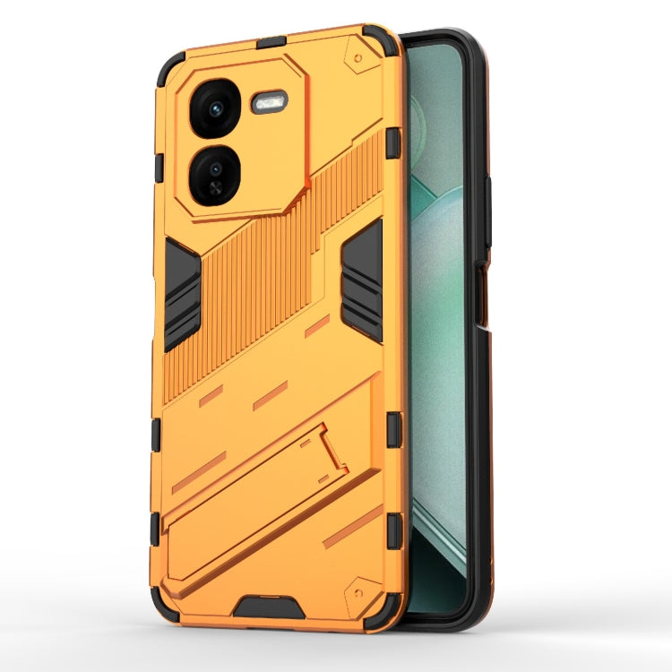 Punk Armor 2 in 1 PC + TPU Phone Case with Holder, For vivo iQOO Z9s Pro 5G India, For vivo iQOO Z9s 5G Global, For vivo V30e 5G Global, For vivo iQOO Z9X 5G