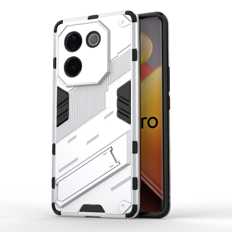 Punk Armor 2 in 1 PC + TPU Phone Case with Holder, For vivo iQOO Z9s Pro 5G India, For vivo iQOO Z9s 5G Global, For vivo V30e 5G Global, For vivo iQOO Z9X 5G