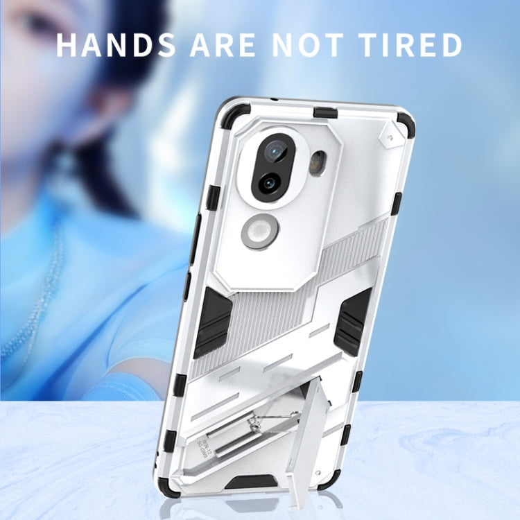 Punk Armor 2 in 1 PC + TPU Phone Case with Holder