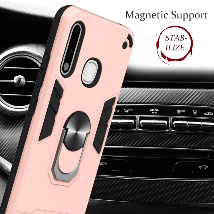 2 in 1 Armour Series PC + TPU Protective Case with Ring Holder, For Samsung Galaxy A70e, For Samsung Galaxy A11 / M11, For Samsung Galaxy A21(EU Version)