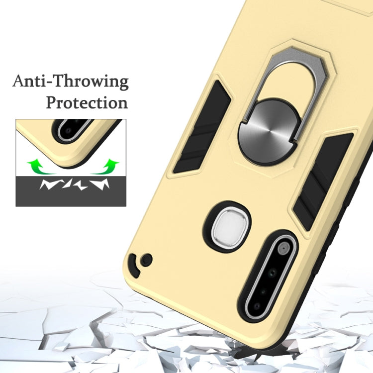 2 in 1 Armour Series PC + TPU Protective Case with Ring Holder, For Samsung Galaxy A70e, For Samsung Galaxy A11 / M11, For Samsung Galaxy A21(EU Version)