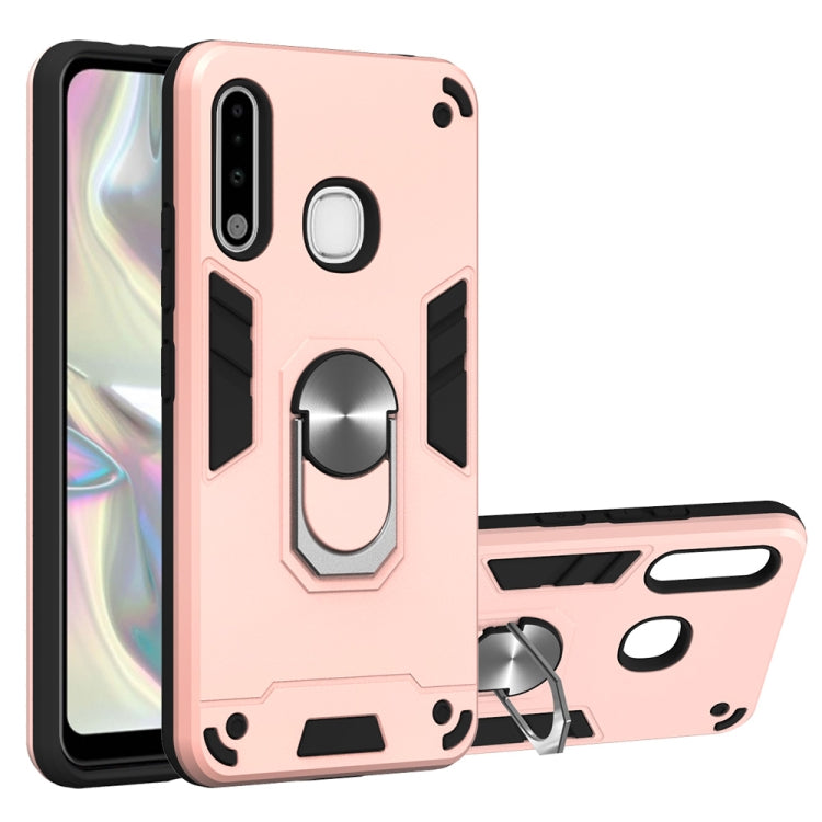 2 in 1 Armour Series PC + TPU Protective Case with Ring Holder, For Samsung Galaxy A70e, For Samsung Galaxy A11 / M11, For Samsung Galaxy A21(EU Version)