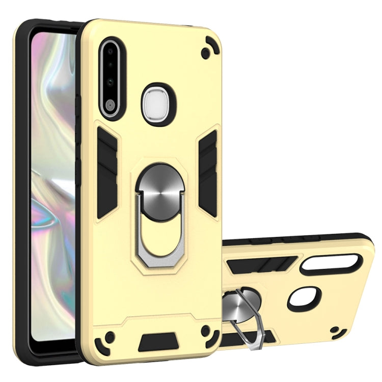 2 in 1 Armour Series PC + TPU Protective Case with Ring Holder, For Samsung Galaxy A70e, For Samsung Galaxy A11 / M11, For Samsung Galaxy A21(EU Version)