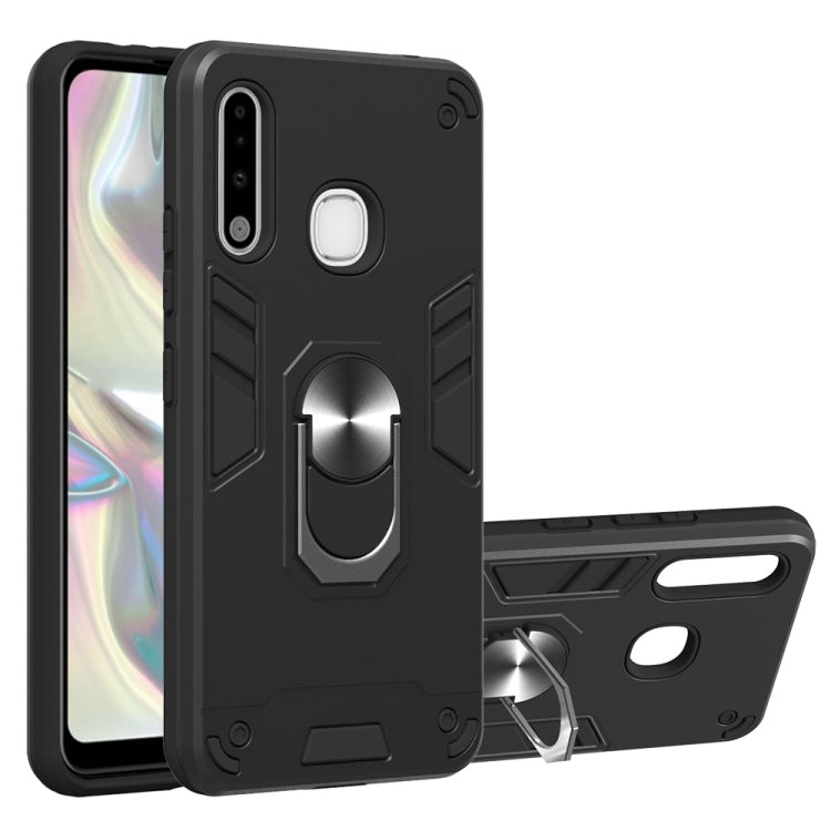 2 in 1 Armour Series PC + TPU Protective Case with Ring Holder, For Samsung Galaxy A70e, For Samsung Galaxy A11 / M11, For Samsung Galaxy A21(EU Version)