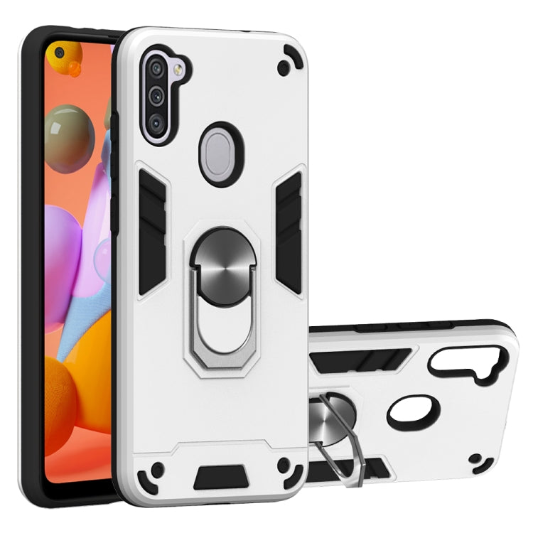 2 in 1 Armour Series PC + TPU Protective Case with Ring Holder, For Samsung Galaxy A70e, For Samsung Galaxy A11 / M11, For Samsung Galaxy A21(EU Version)