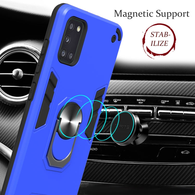 2 in 1 Armor Series PC + TPU Protective Case with Ring Holder, For Samsung Galaxy A31, For Samsung Galaxy A41, For Xiaomi Mi 10 5G / Mi 10 Pro 5G