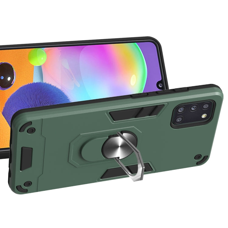 2 in 1 Armor Series PC + TPU Protective Case with Ring Holder, For Samsung Galaxy A70e, For Samsung Galaxy A11 / M11, For Samsung Galaxy A21(EU Version)