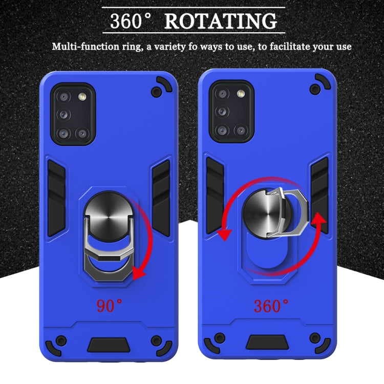 2 in 1 Armor Series PC + TPU Protective Case with Ring Holder, For Samsung Galaxy A70e, For Samsung Galaxy A11 / M11, For Samsung Galaxy A21(EU Version)